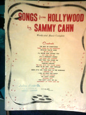 Songs from Hollywood by Sammy Cahn words and music, 1960
