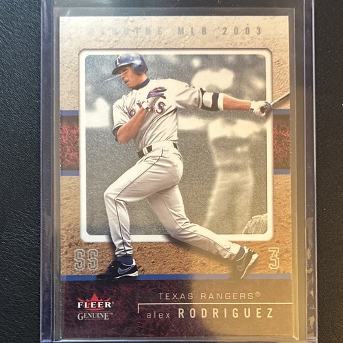 2003 Fleer Genuine Alex Rodriguez #44 card