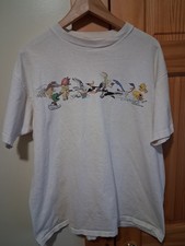 Vintage 1993 Warner Bros Looney Tunes Single Stitch T-Shirt Sz XL Delta Tag