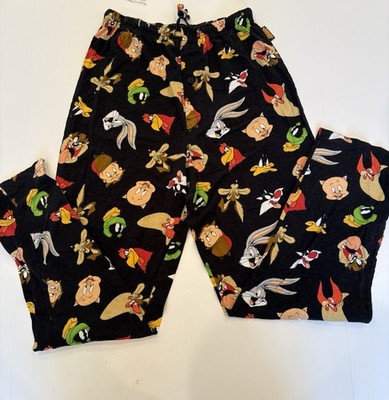 Unisex Cartoon Characters Pajama Bottoms Only-med/Taz-woody-daffy/warner Bros.