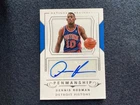 2017-18 Panini National Treasures Dennis Rodman Autograph #4/25 Detroit Pistons