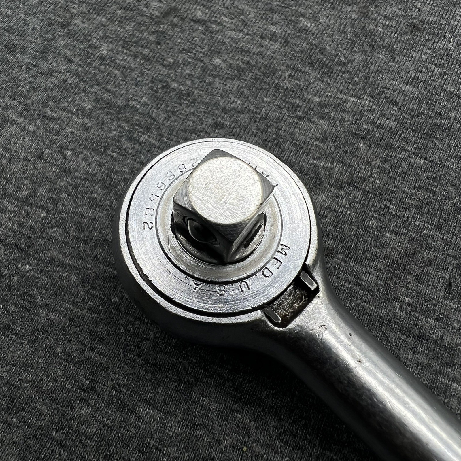 Vintage Indestro Super  No. 2775 - 3/8" Drive Ratchet - Made In USA