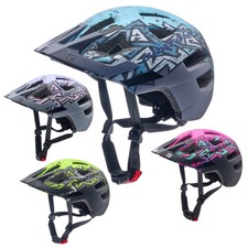 Cratoni Maxster Pro wild S/M Jugendhelm Kinderhelm Fahrradhelm R&uuml;cklicht 255g