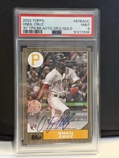 2022 Topps Oneil Cruz 1987 Auto Gold /50 PSA 9 #87BA-OC Rookie RC