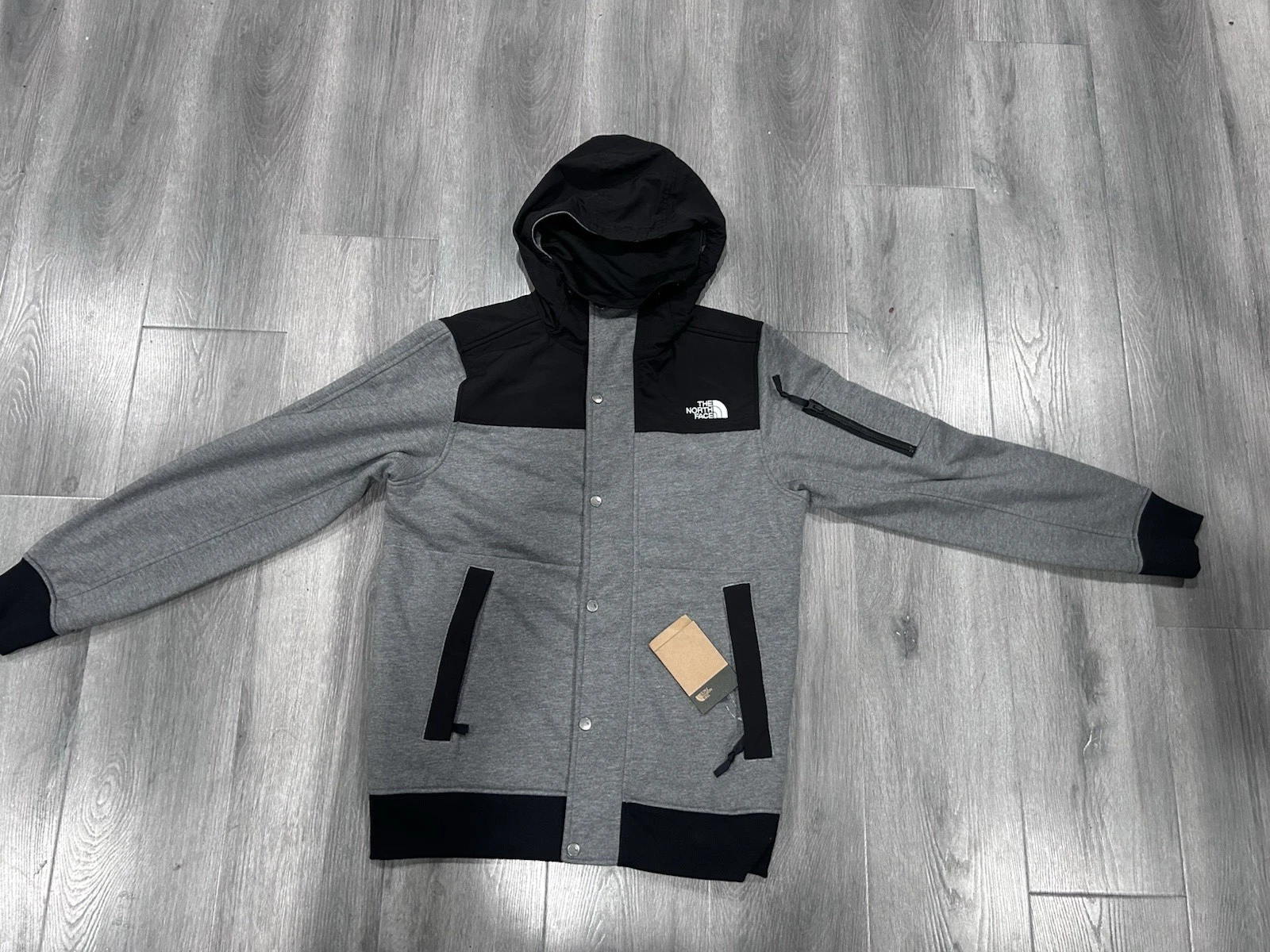 The North Face Men's Highrail Fleece Jacket 2.0 TNF Medium Grey NWT Size Medium - product detail image 1