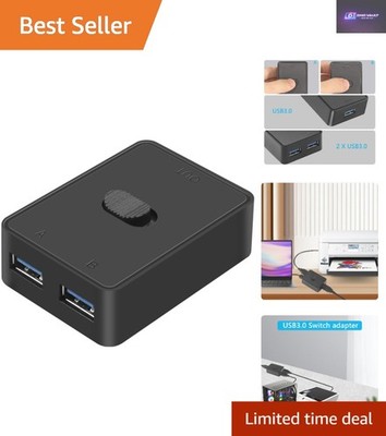 Plug and Play USB 3.0 Switch: Bidirektionaler Adapter für ultimative Vielseitigkeit