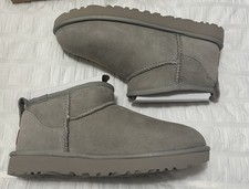 Brand new Women's UGG Classic Ultra Mini Sheepskin Ankle Boots Goat Color