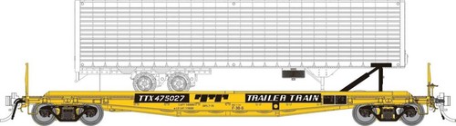 Coche plano TTX Rapido HO 138019 F30G TOFC con remolque PIE 40' | Zustand: New