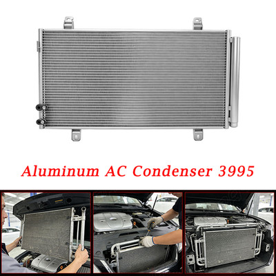Aluminum A/C Condenser AC3995 For 12-17 Toyota Camry 2.5L L4