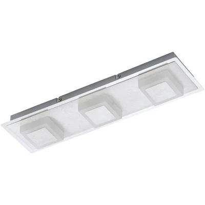 Briloner LED Wandlampe Deckenleuchte Silber 44cm 3 x 5W 1200lm warmweiß UVP 74€ - Bild 1 von 4