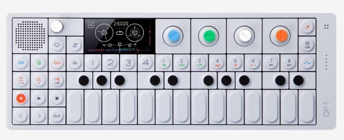 Teenage Engineering OP-1 16-Keys Keyboard Synthesizer - White (002