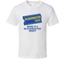 Blockbuster Video Retro Video Game Store Classic Logo T Shirt