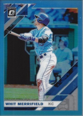 2019 Donruss Optic Carolina Blue #111 Whit Merrifield /50 - BB