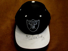 CLIFF BRANCH # 21 OAKLAND RAIDERS SBC HOF SIGNED AUTO VINTAGE RAIDERS CAP JSA