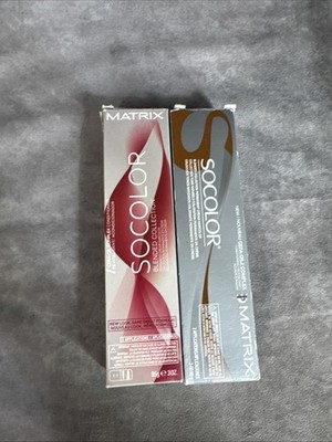 2 MATRIX SoColor Blended Permanent Hair Color Dye - 9M Light Blonde Mocha 3oz