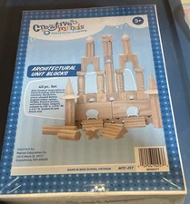 Unit Blocks Wooden 40 piece set Creative Minds Architectural Building