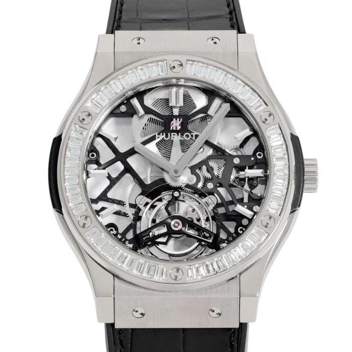 Hublot — Hublot Classic Fusion 505.NX.0170.LR.1904 45.0mm Black / Silver Dial #YKW045