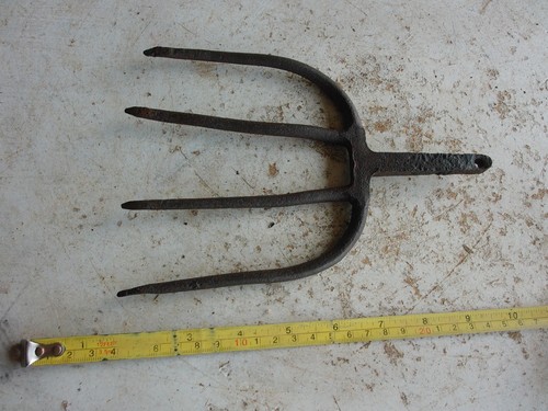 Vintage Fish Spear Head 4 Tines Lot 26-13-5