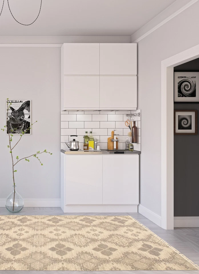 Vintage Geometric Kilim Area Rug 4'11" x 7'9" Traditional Wool Hand Woven Carpet - Image 2 of 4