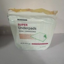 McKesson Super Underpads 30x36 Inches 10-Count Heavy Absorbency Disposable Pads