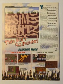 Vintage Sega CD Magazine Ad Mega Lot Lethal Enforcers Contra 90s Retro Rare