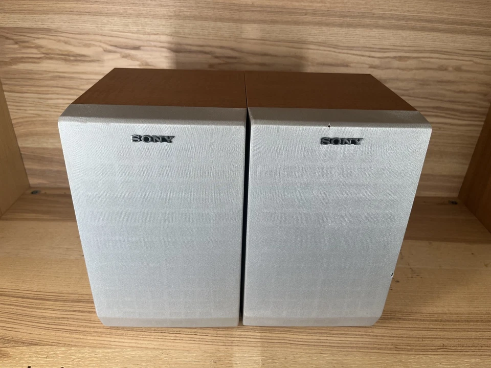 Paar Sony SS-CEP303 kabelgebundene Regallautsprecher Holz, getestet & funktionsfähig - Bild 2 von 4