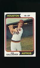 1974 Topps #21 Bob Gallagher RC * 1st Base-OF * Houston Astros * EX/EX-MT *