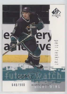 2000-01 SP Authentic Future Watch 640/900 Petr Tenkrat #91 Rookie RC 05u8