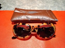 Rare Vintage Ralph Lauren Polo Oval Tortoise Sunglasses 145 Classic 770/S Italy