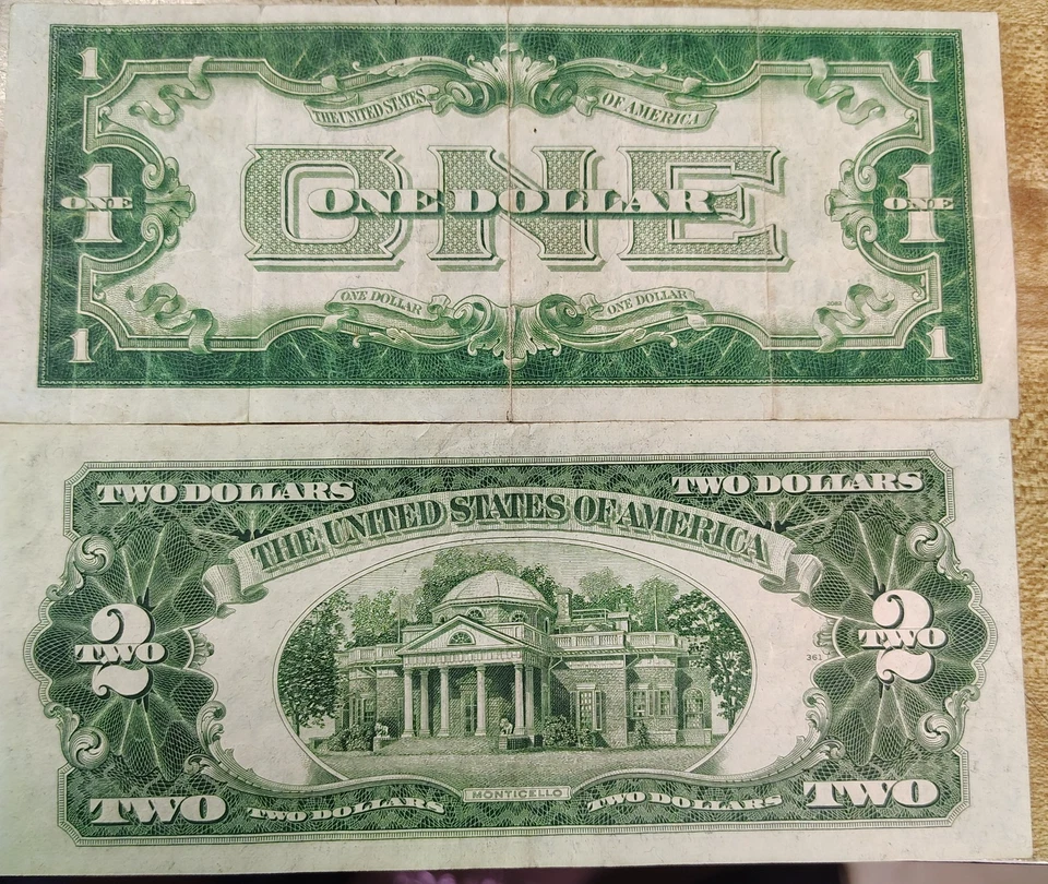1928 1$ and 2$ bills - Image 4 of 4