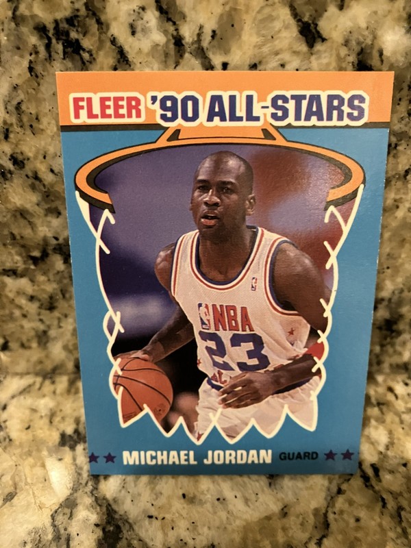 Michael Jordan 1990 Fleer All-Star #5 **Beautiful Card**