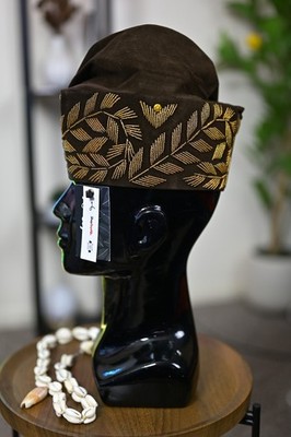 Fila S 22 African Traditional Cap Exclusive Senator Native Men Event Wear Gobi