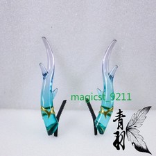 MiHoYo Honkai: Szyna gwiaździsta DanHeng Dan Feng Cosplay Rekwizyt Smoczy róg Przezroczysty