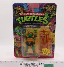 Raphael 10 Back Pop-Up Stand Teenage Mutant Ninja Turtles 1988 Playmates MOSC