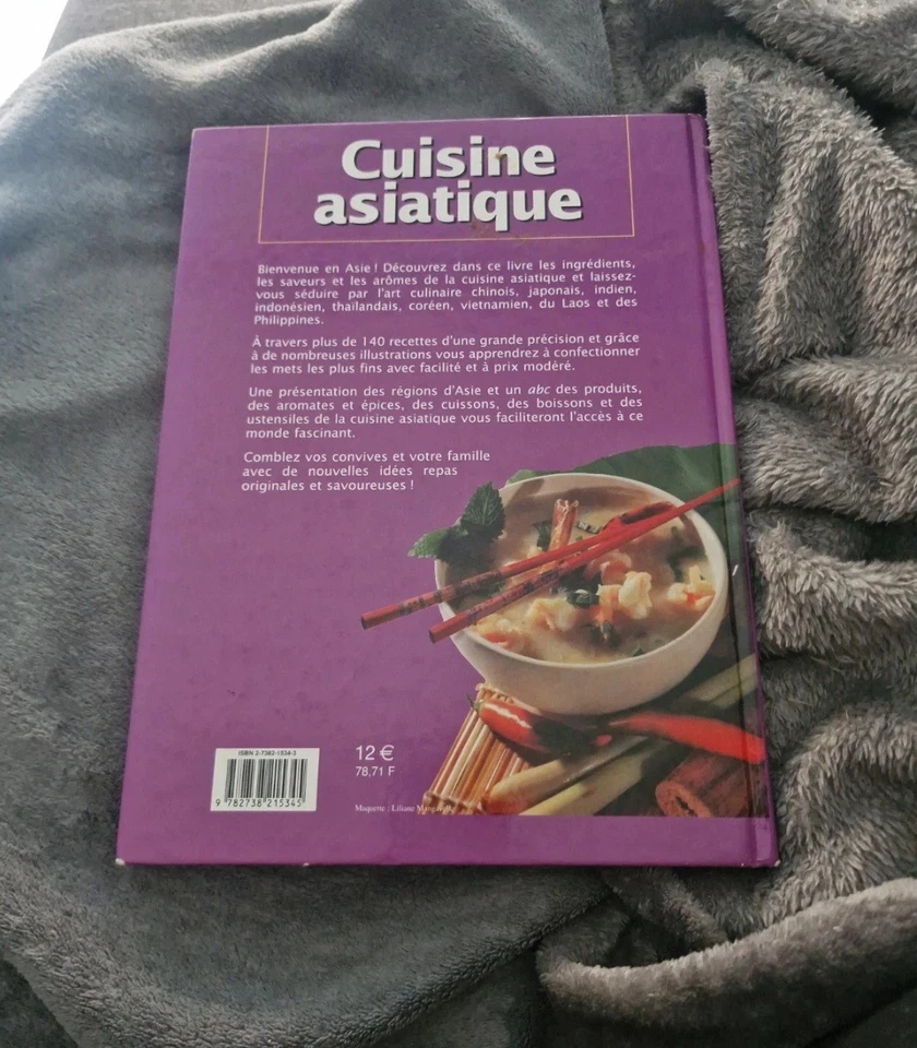 Livre de recettes "Cuisine asiatique" – Plus de 140 recettes – Relié - Photo 2/3