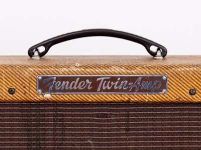 1959 Fender High Power Tweed Twin 5F8-A Vintage 2x12 Tube Amp