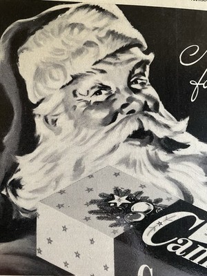 1948 Camel Cigarettes Prince Albert Tobacco Santa Claus Ad/ Morton's Salt