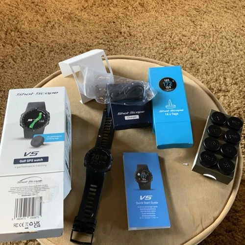 Shotscope V5 GPS /Watch/16x Performance Tracking Tags