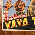 2 horizontal Mexican movie posters 1955: VAYA TIPOS..! & TRES BRIBONES 36” X 53” — photo 5