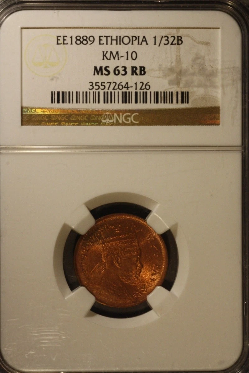 NGC 1889 Year Ethiopia Coins for sale | eBay