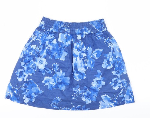 Hollister Womens Blue Cotton Blend Skirt Size XS - Picture 2 of 12