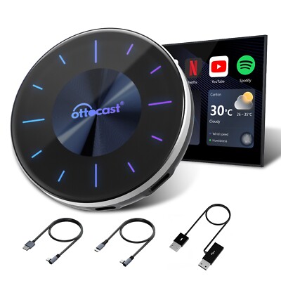 OttoAibox P3 CarPlay AI Box Android 12-Wireless Android Auto OttoAibox P3 CarPlay AI Box Android 12-Wireless Android Auto