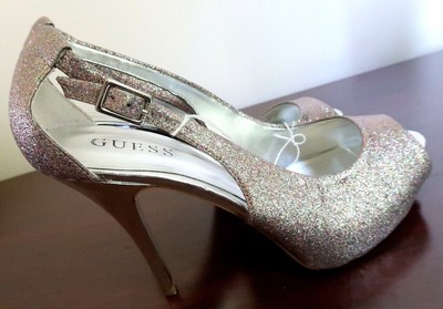 guess platform pumps