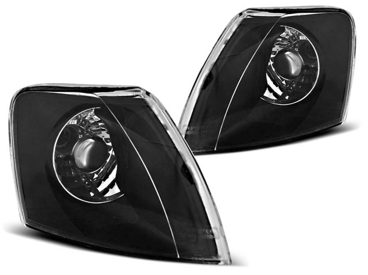Paire Clignotant Frontal VW Passat B5 Noir Anti Condensation Résout Défaut Contrôle Technique