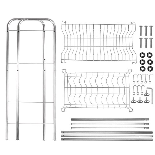 Over The Sink Dish Drying Rack Stainless Steel Kitchen Dish Drainer Adjustable - Picture 15 of 30