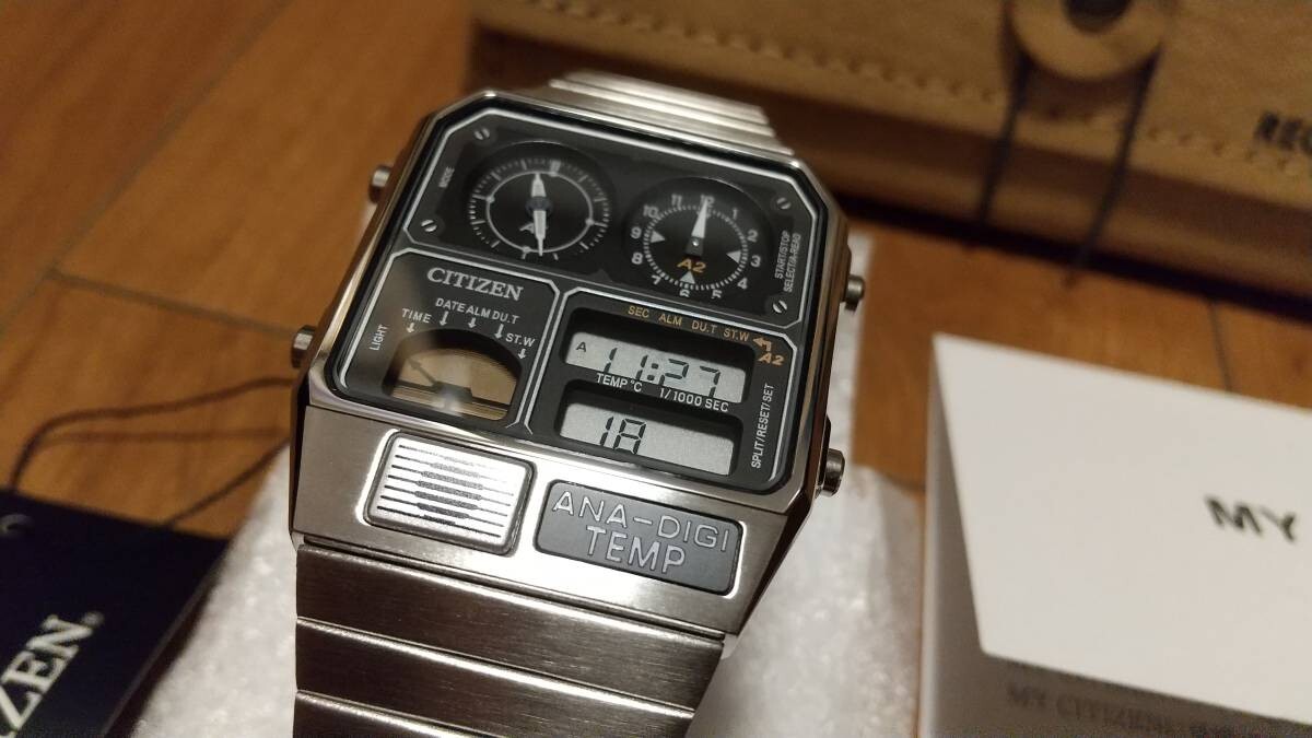 CITIZEN ANA-DIGI TEMP 復刻モデル JG2101-78E RECORD LABEL ANA-DIGI TEMP JG2101-78E – 東京ウォッチスタイル