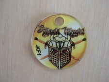 Black Knight Pinball Machine Promo Plastic Key Chain Mint