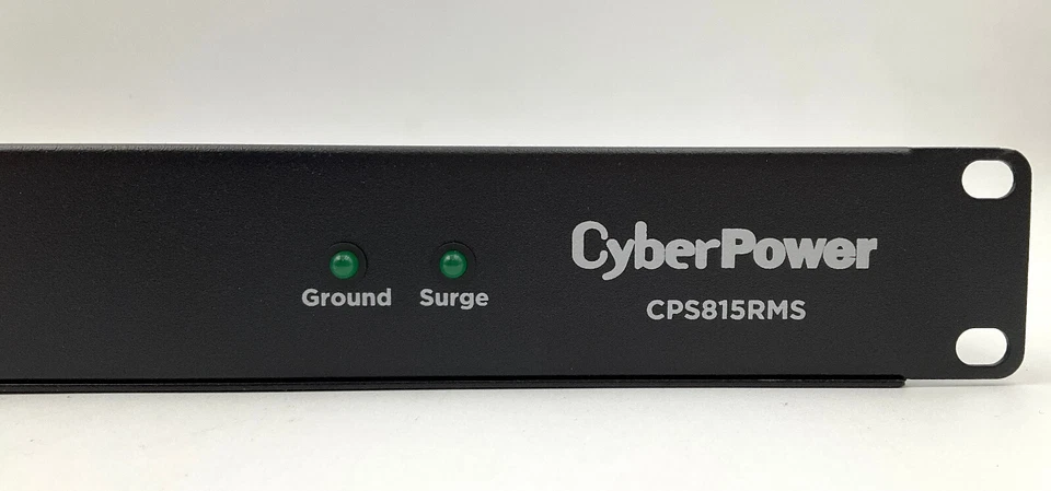 CyberPower Rackbar 8 Outlet 1U Rack Mount Surge Protector CPS815RMS - Image 4 of 4
