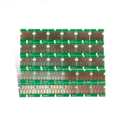10PC White Ink Cartridge Chip T725A1 + T725A2  For Epson  F2000 F2100 F2130