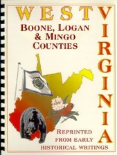 WV Boone/Logan/Mingo County Hatfield McCoy Feud Williamson Madison history/bios